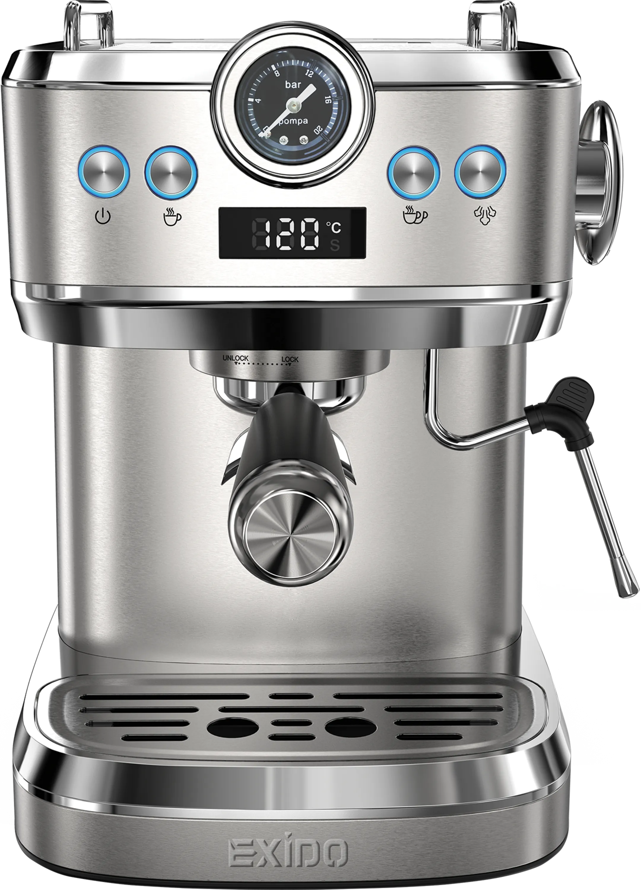 Exido Espresso & Cappuccino Coffee Maker ESM-3722